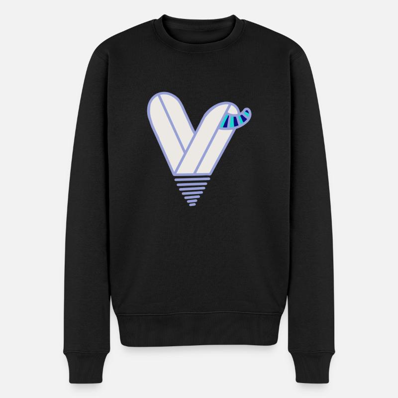 Tu es mon cœur - Pull Premium bio Homme - noir