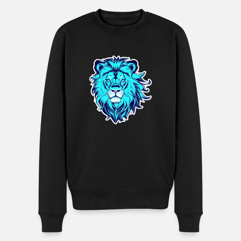 d’un lion - Pull Premium bio Homme - noir