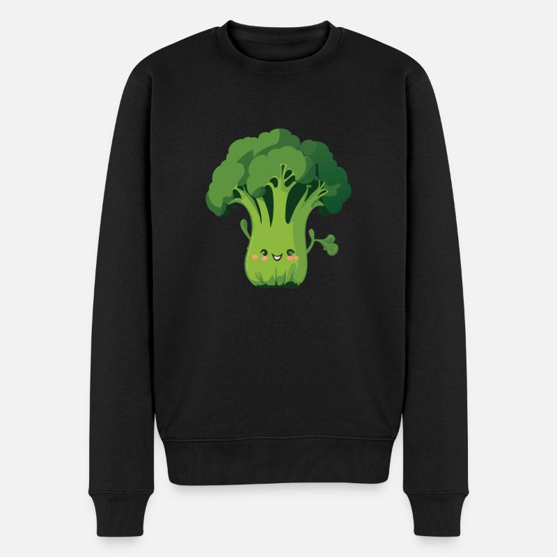 Bubatz - Legalize it - Brokkoli - Männer Premium Bio Pullover - Schwarz