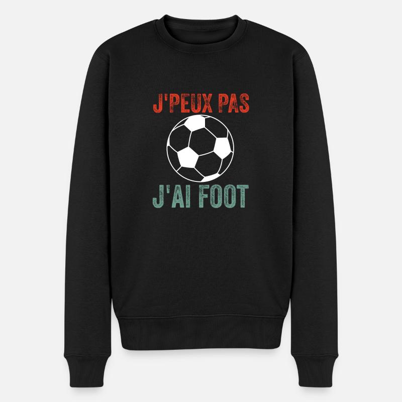 Je Peux Pas J'a foot - Pull Premium bio Homme - noir