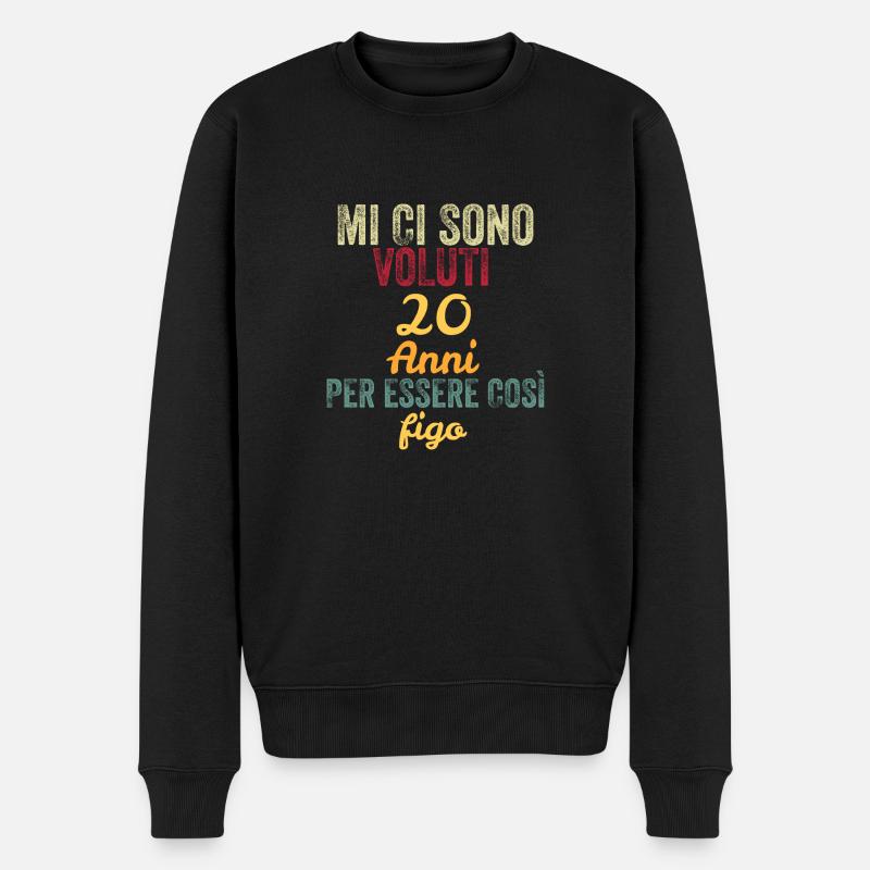 Es hat 20 Jahre gedauert, bis es so cool war - Männer Premium Bio Pullover - Schwarz