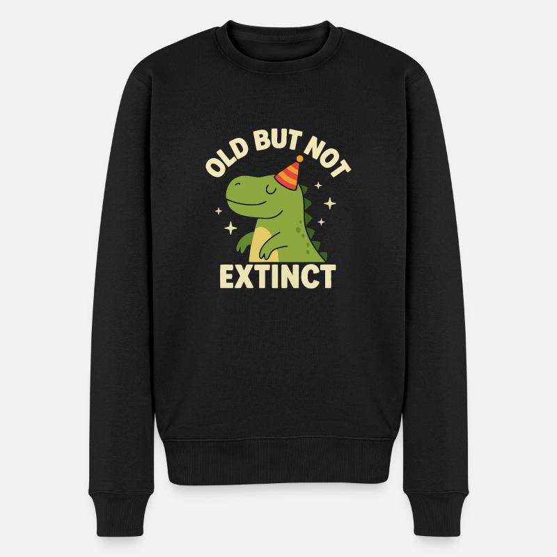 Funny Dino – Idée de cadeau d’anniversaire - Pull Premium bio Homme - noir