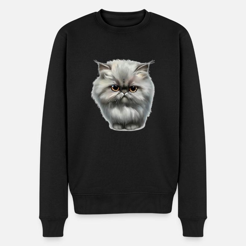 Perse - Pull Premium bio Homme - noir