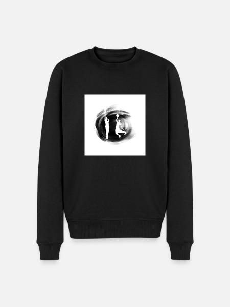 Dunk in the Void - Männer Premium Bio Pullover - Schwarz