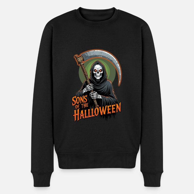 Faucheuse d’Halloween - Pull Premium bio Homme - noir
