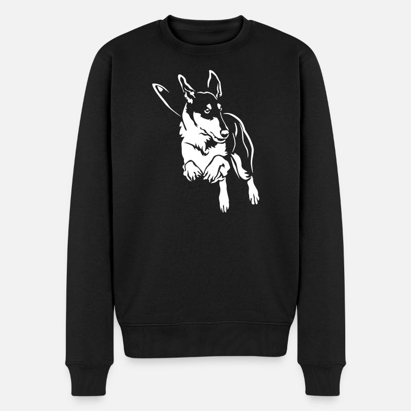 Collie « Black Edition » - Pull Premium bio Homme - noir