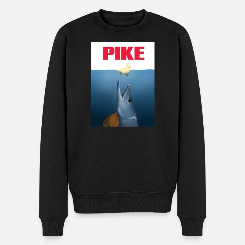 Attaques de brochets - Pull Premium bio Homme - noir