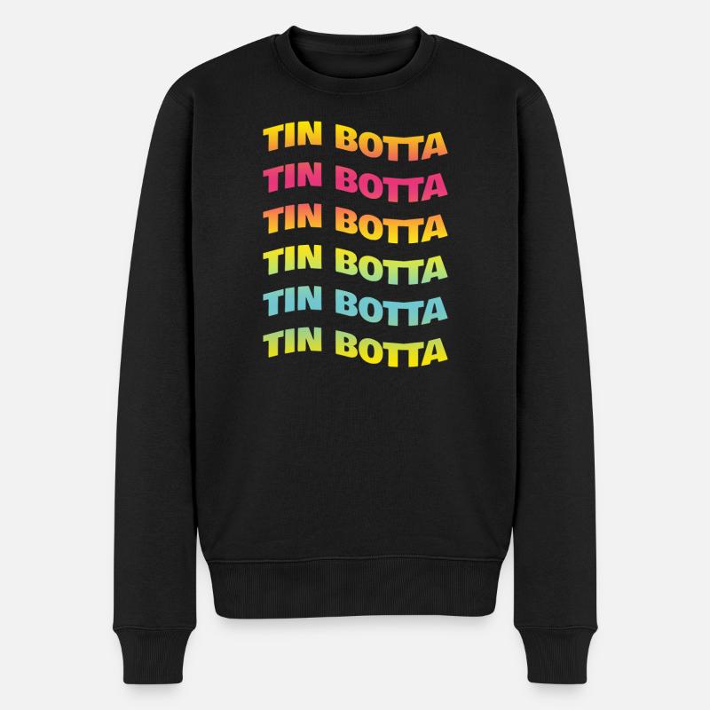 T-Shirt Tin Botta Maglieta Geschenkidee - Männer Premium Bio Pullover - Schwarz