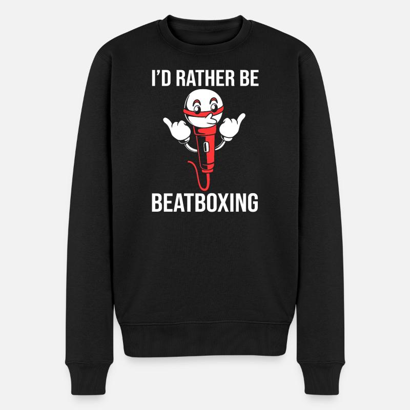 Boîte à rythmes - Pull Premium bio Homme - noir