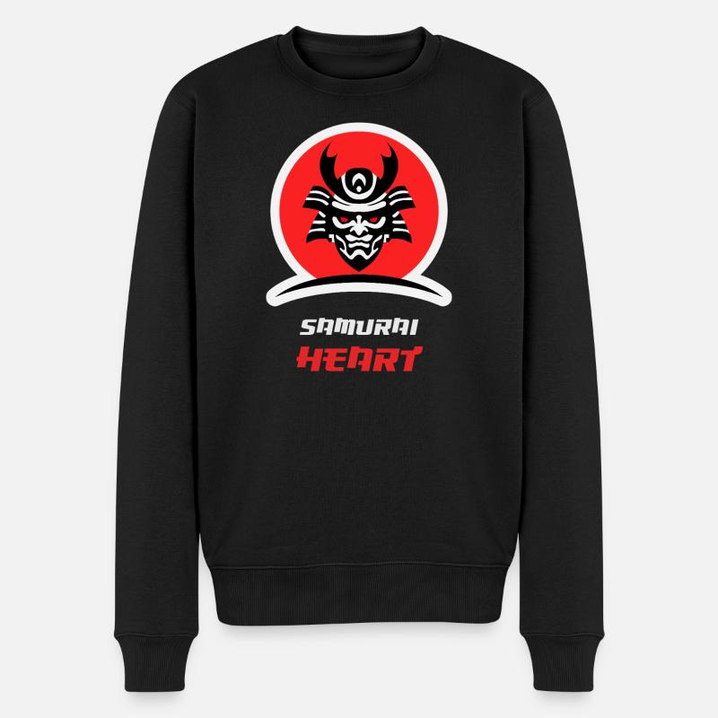 Samurai-Workout - Männer Premium Bio Pullover - Schwarz