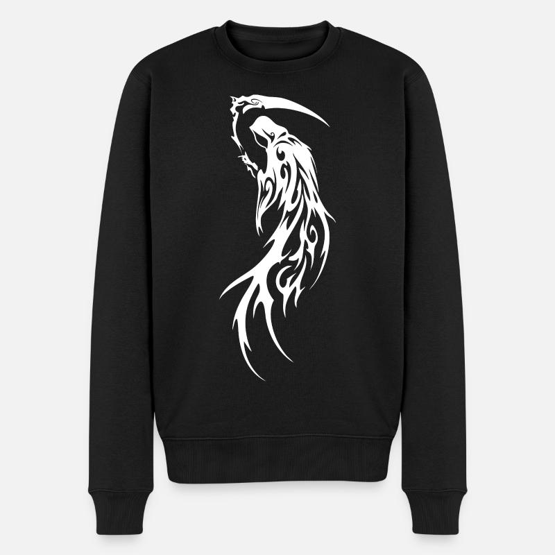Sensengeist Tribal-Silhouette - Pull Premium bio Homme - noir