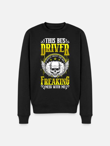 Bus profession transport - Men's Premium Organic Jumper - black