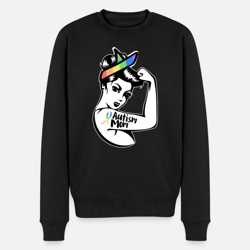 Autisme autiste - Pull Premium bio Homme - noir