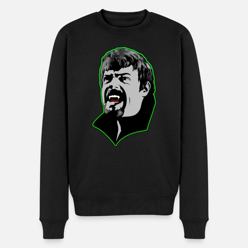 Un homme vampire affamé - vert - Pull Premium bio Homme - noir
