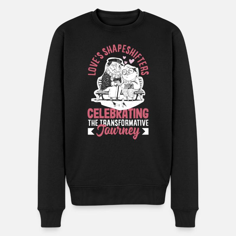 Love's Shapeshifters Celebrating the - Männer Premium Bio Pullover - Schwarz