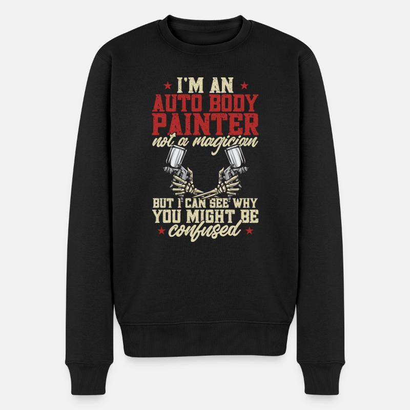 Body Painter Car Painter Painter - Men's Premium Organic Jumper - black