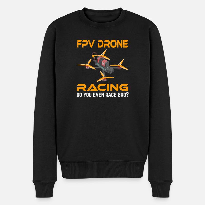 FPV Drone Racing - Pull Premium bio Homme - noir