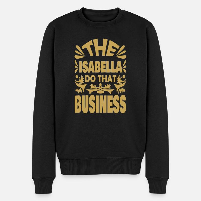 Iabella - Pull Premium bio Homme - noir