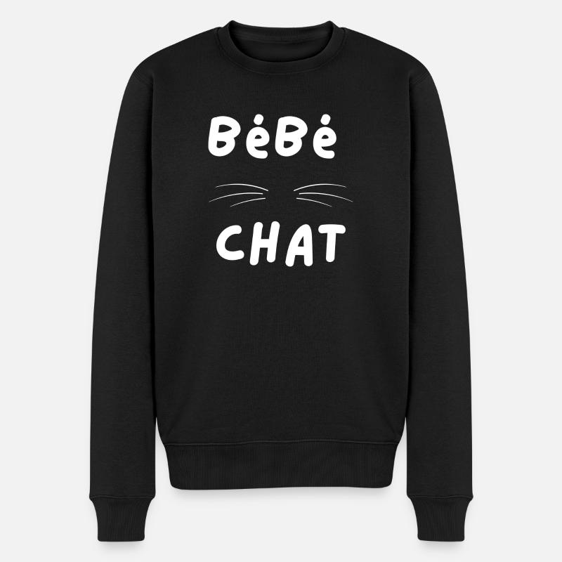 Bébé chat - Pull Premium bio Homme - noir