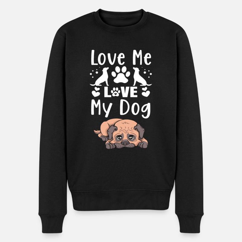 Chien - Pull Premium bio Homme - noir