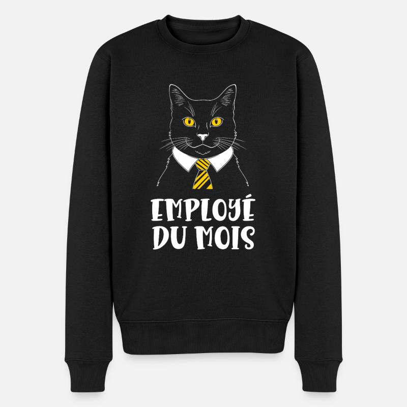 employé du mois - Pull Premium bio Homme - noir