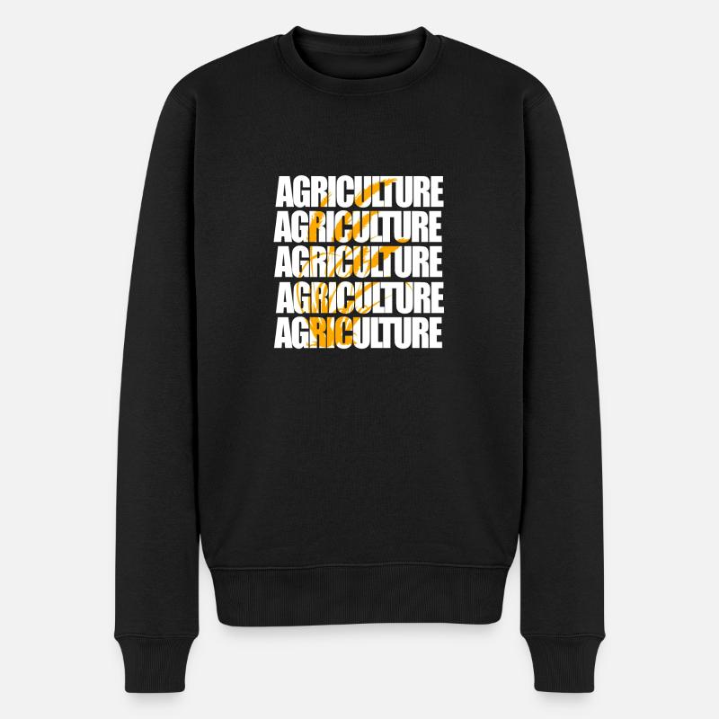 Agriculture - Landwirtschaft - Männer Premium Bio Pullover - Schwarz