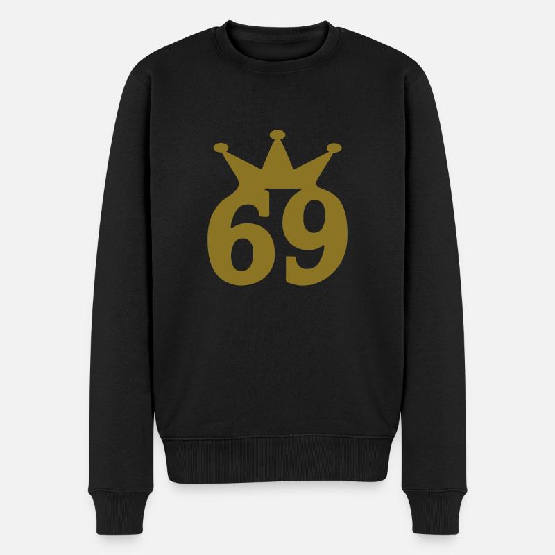 69 couronne c1w7 - Pull Premium bio Homme - noir