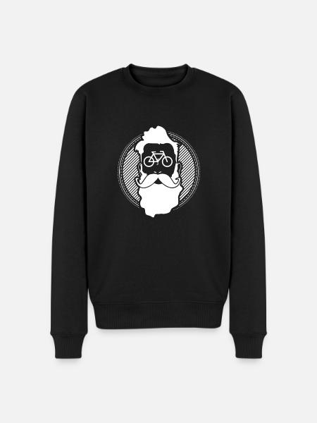 Fahrrad Geschenkidee - Männer Premium Bio Pullover - Schwarz