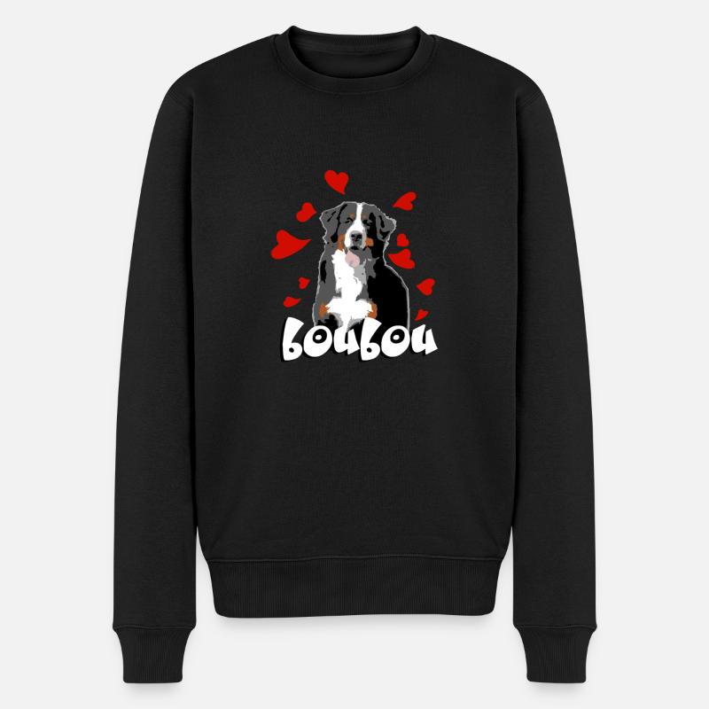 Bouvier - Pull Premium bio Homme - noir