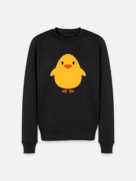 Sweet little chick - Men's Premium Organic Jumper - black