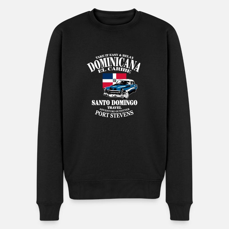 Dominican Republic - Pull Premium bio Homme - noir