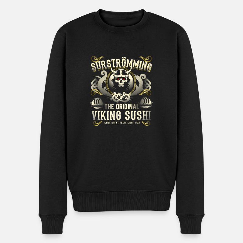 Funny Surströmming T-Shirt - Ekologisk premiumtröja herr - svart