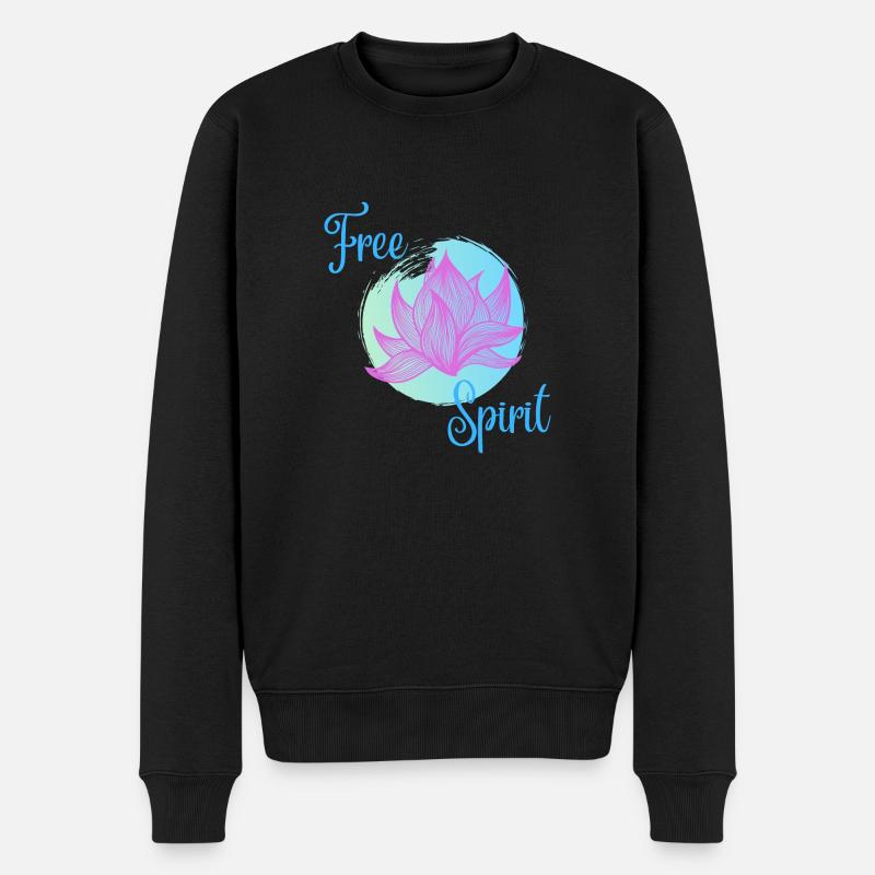 libre - Pull Premium bio Homme - noir