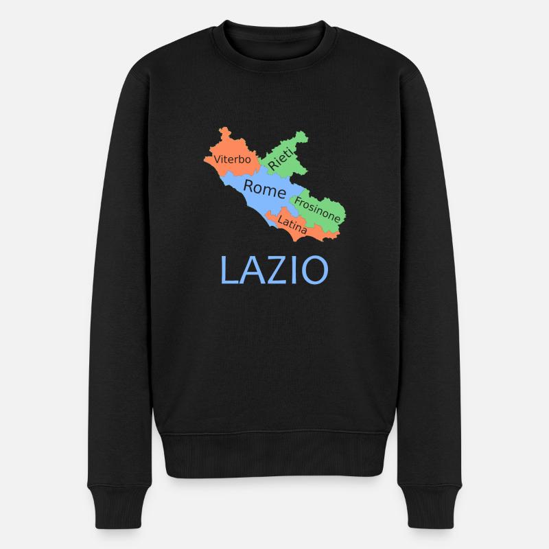 Latium - Männer Premium Bio Pullover - Schwarz