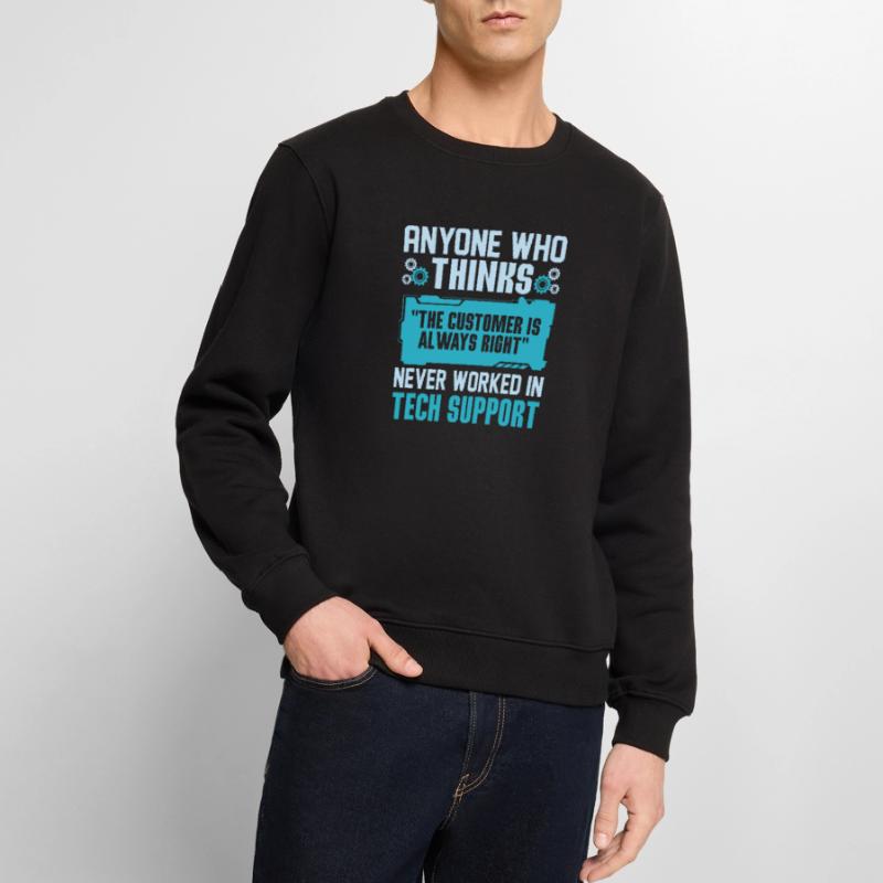 Probably Need Tech Support Some Day Tech Support C Men's Premium Organic Jumper