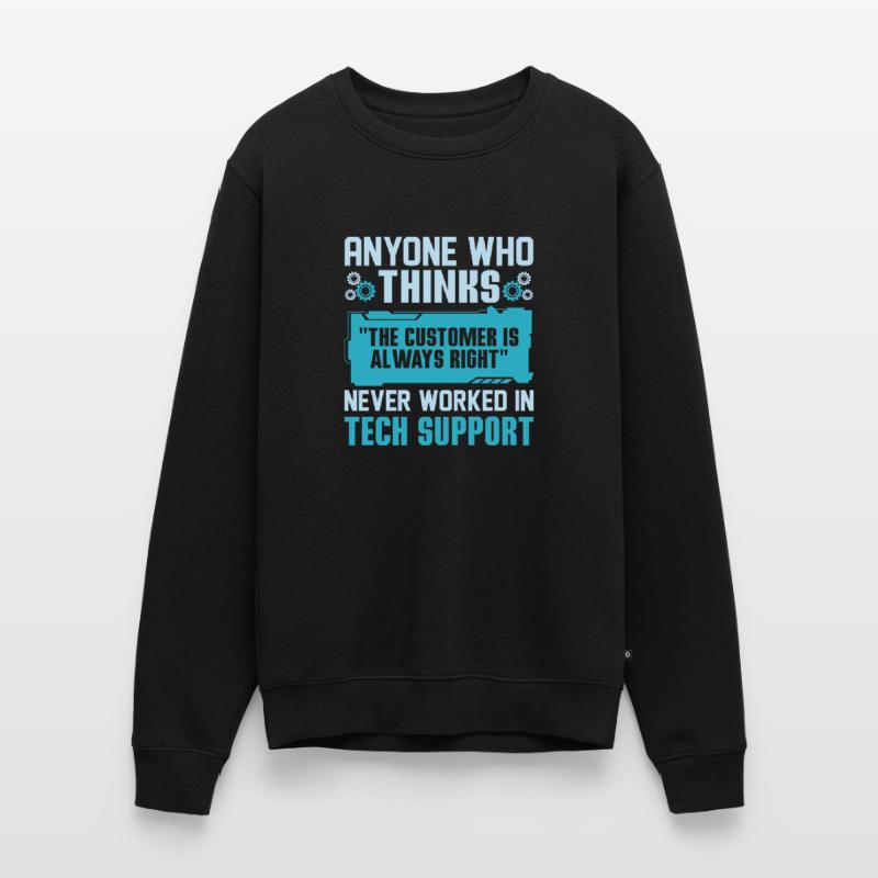 Probably Need Tech Support Some Day Tech Support C Men's Premium Organic Jumper