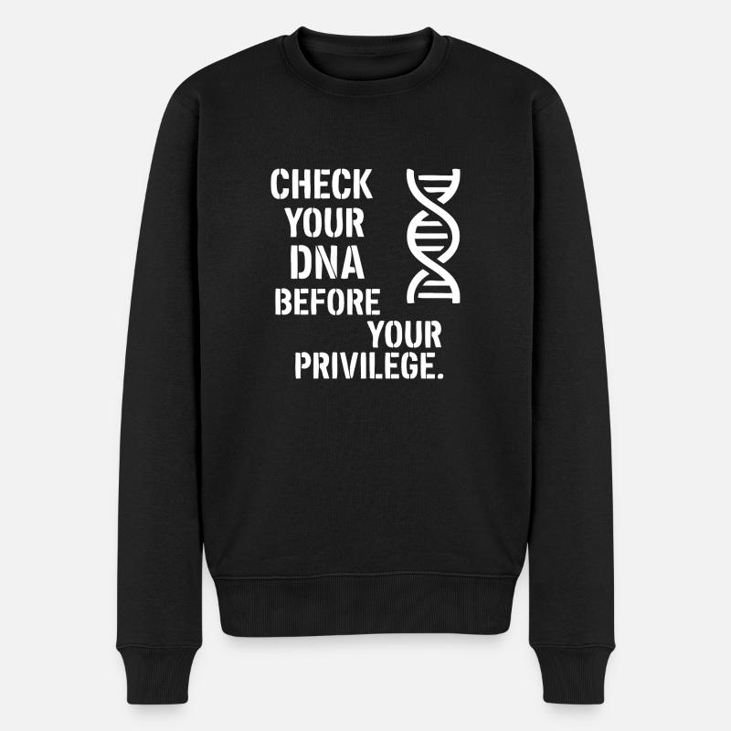 Vérifiez votre ADN - Pull Premium bio Homme - noir