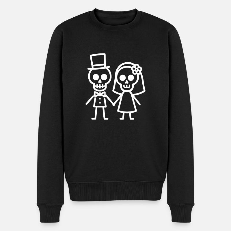 Couple de mariés - Pull Premium bio Homme - noir