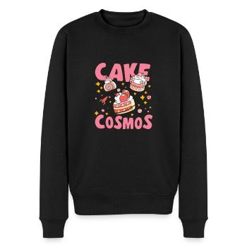 Cake Baker Cake Cosmos Cupcake - Männer Premium Bio Pullover - Schwarz - Vorne - Nico (187cm)