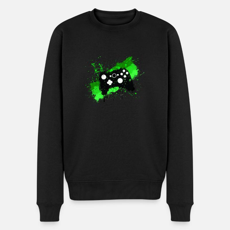 Box Graffiti Gamer - Pull Premium bio Homme - noir