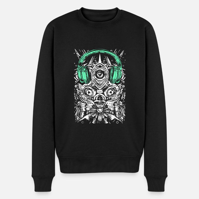 Punkrocker - Männer Premium Bio Pullover - Schwarz