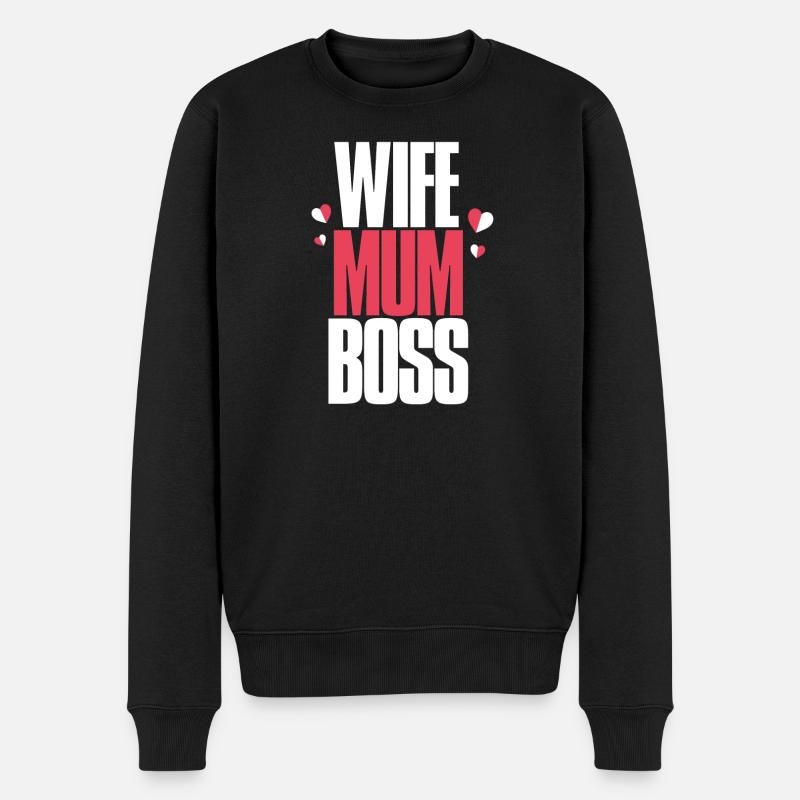 T-shirt texte de motivation féminine - Pull Premium bio Homme - noir