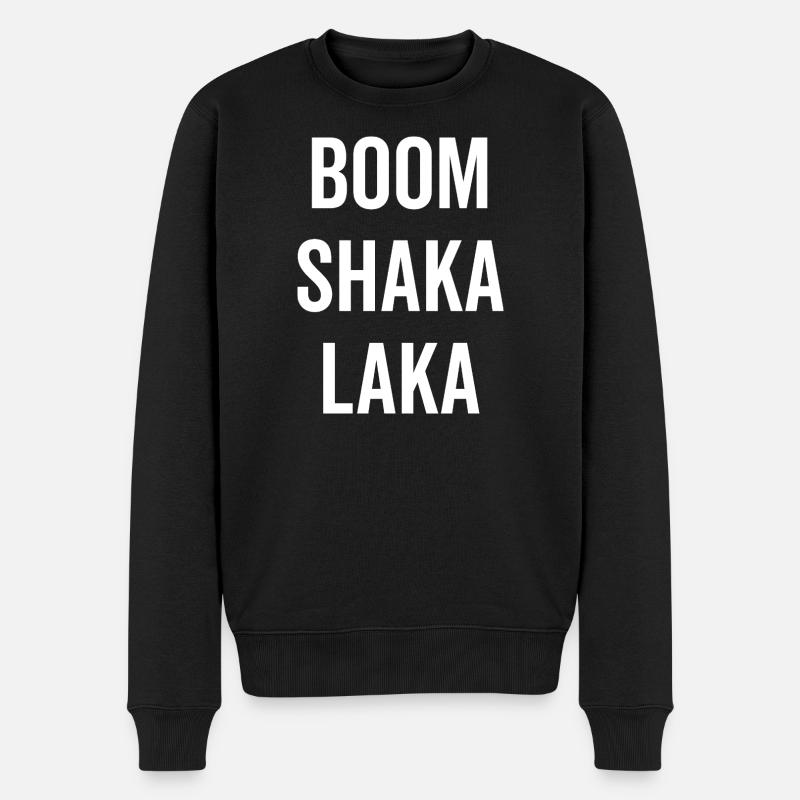 Boum Shaka Laka - Pull Premium bio Homme - noir