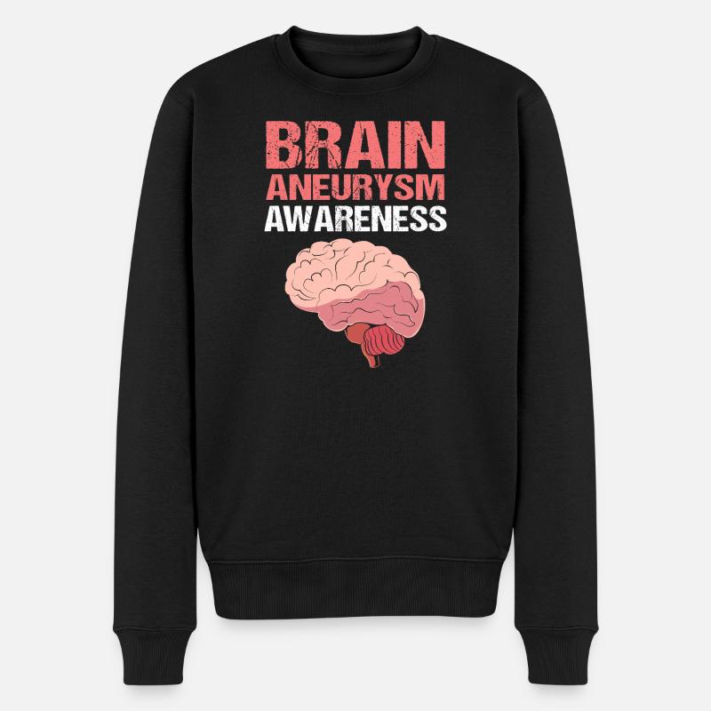 Anévrisme cérébral - Pull Premium bio Homme - noir