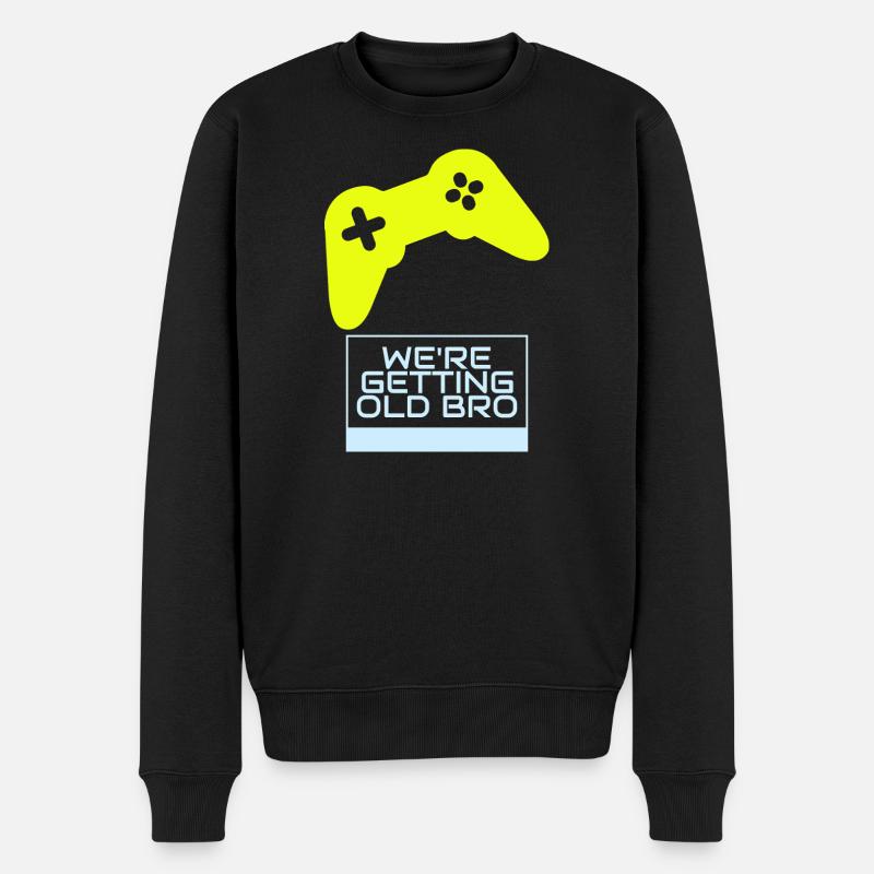 Gamer Nostalgie: On Vieillit - Pull Premium bio Homme - noir
