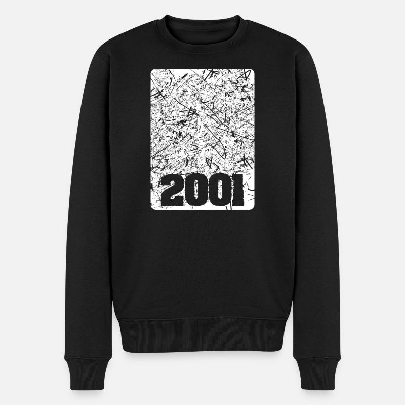 Numéro 2001 - Pull Premium bio Homme - noir