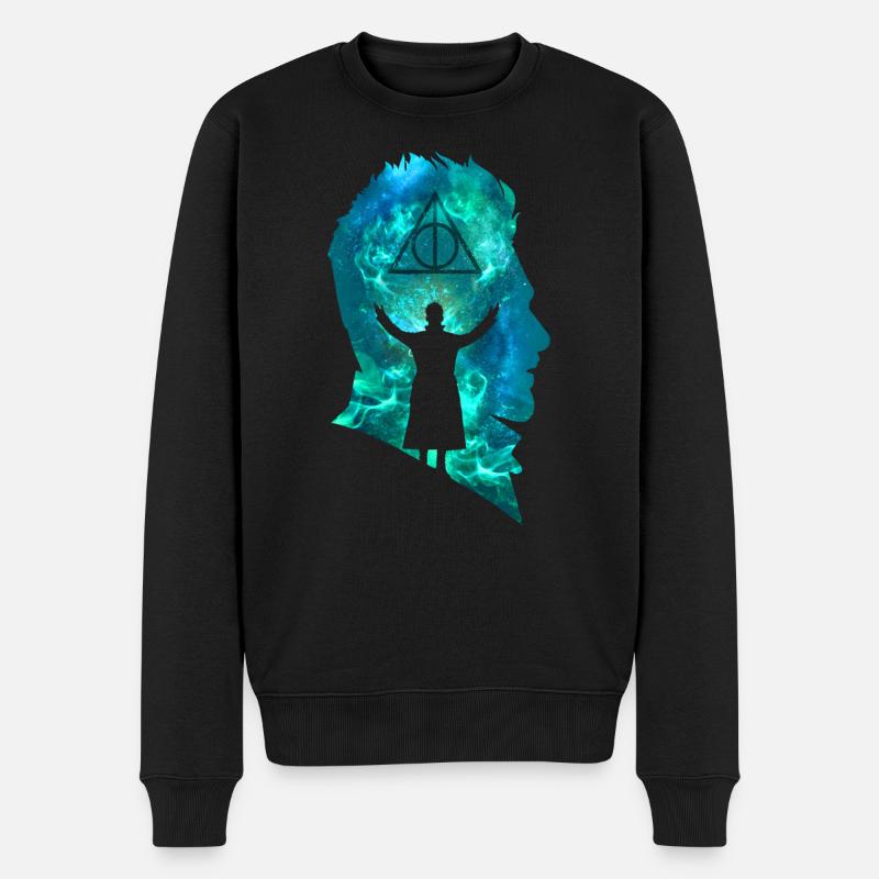 Les Animaux Fantastiques Grindelwald Profil - Pull Premium bio Homme - noir