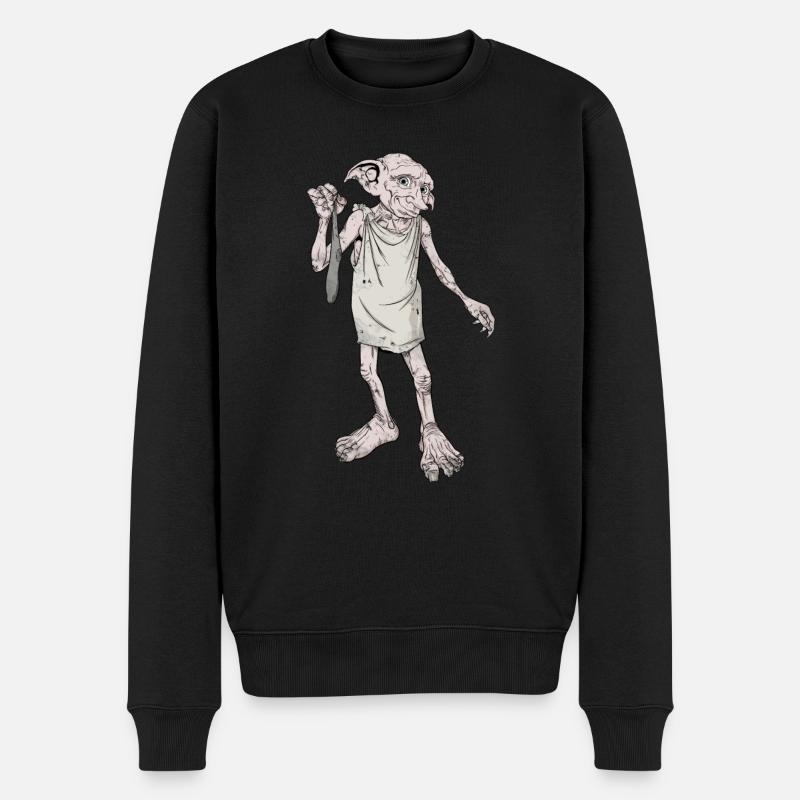 Harry Potter Dobbys Geschenk - Männer Premium Bio Pullover - Schwarz