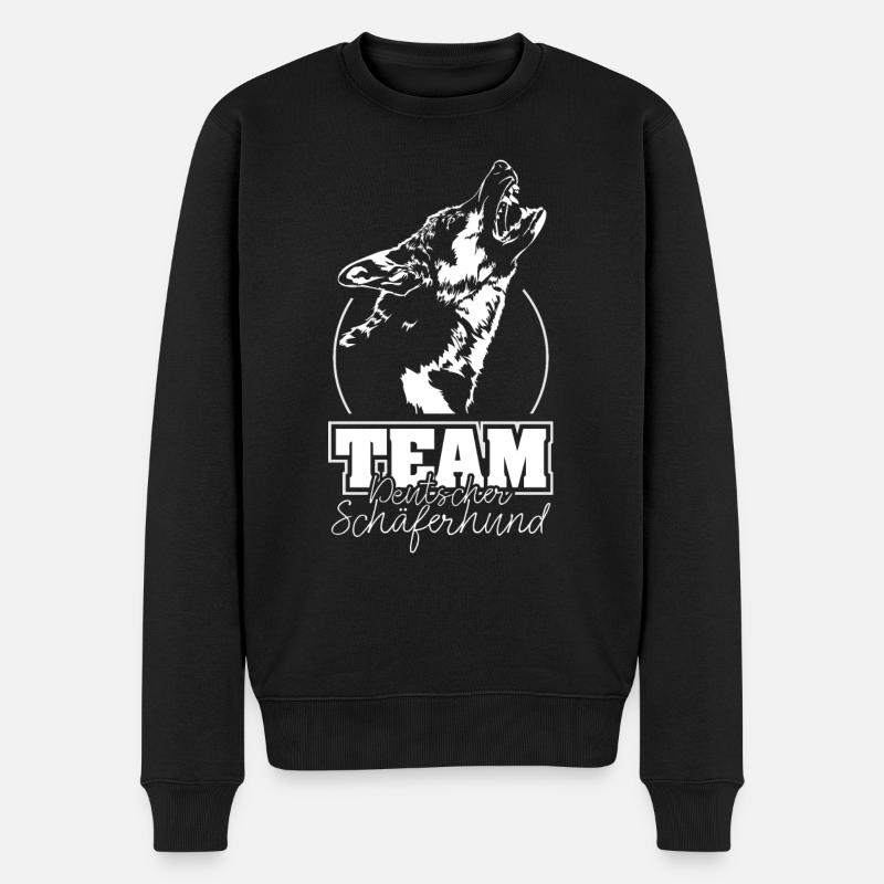 TEAM Deutscher Schäferhund IGP Hundesport Wilsigns - Männer Premium Bio Pullover - Schwarz