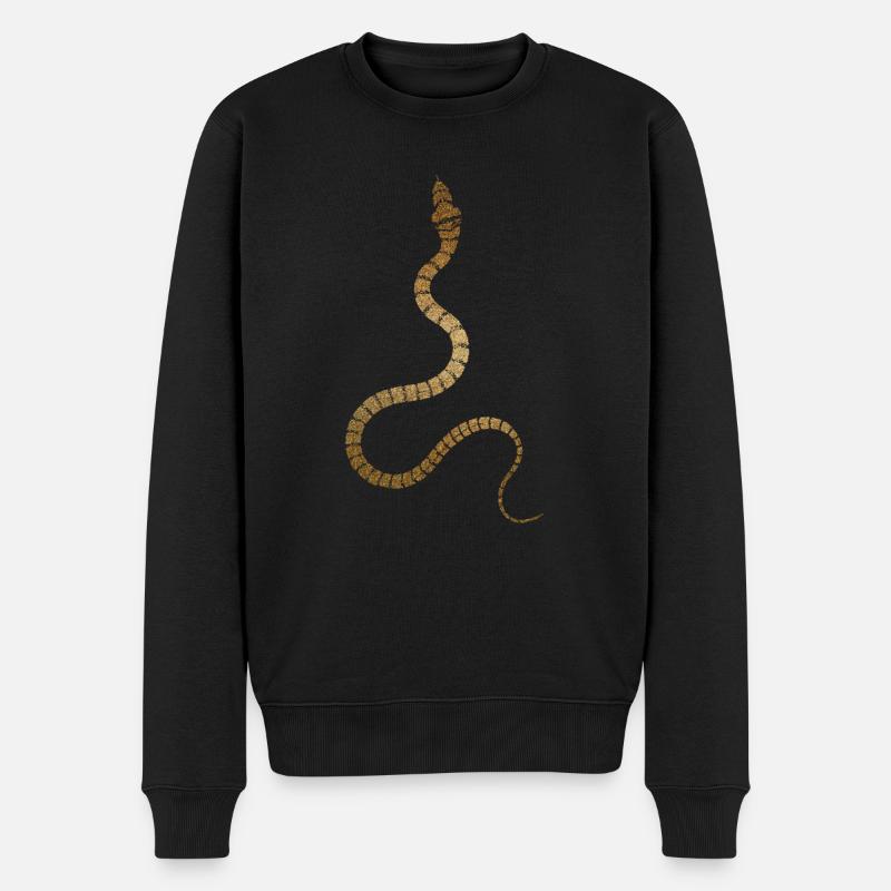 serpent - Pull Premium bio Homme - noir